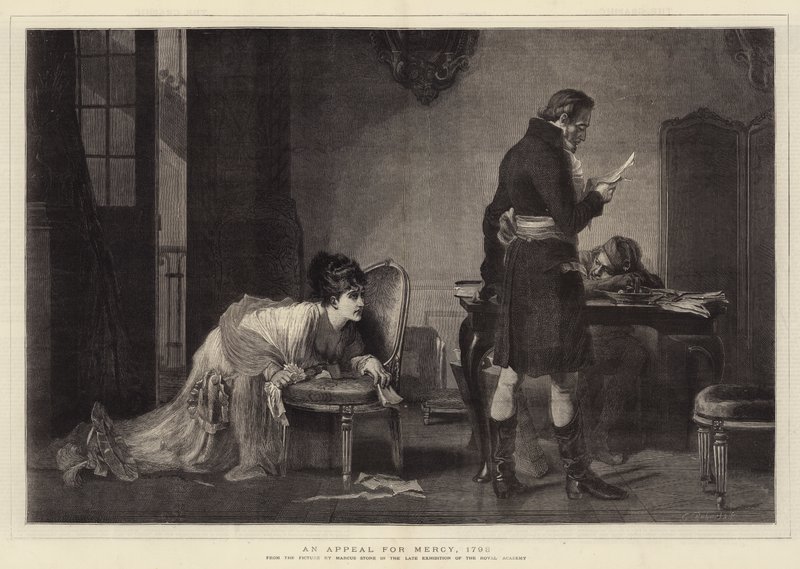 Merhamet için Temyiz, 1793 by Marcus Stone
