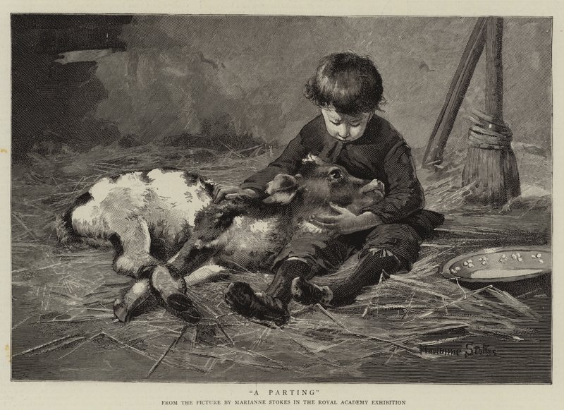 bir ayrılık by Marianne Stokes