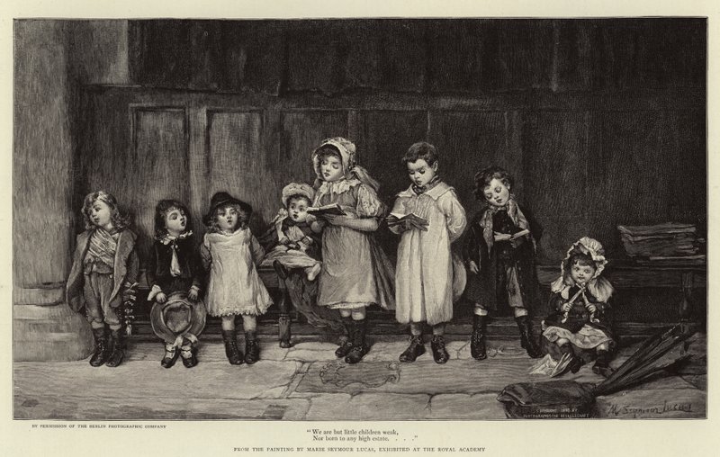 Sokak çocukları by Marie Elizabeth Seymour Lucas