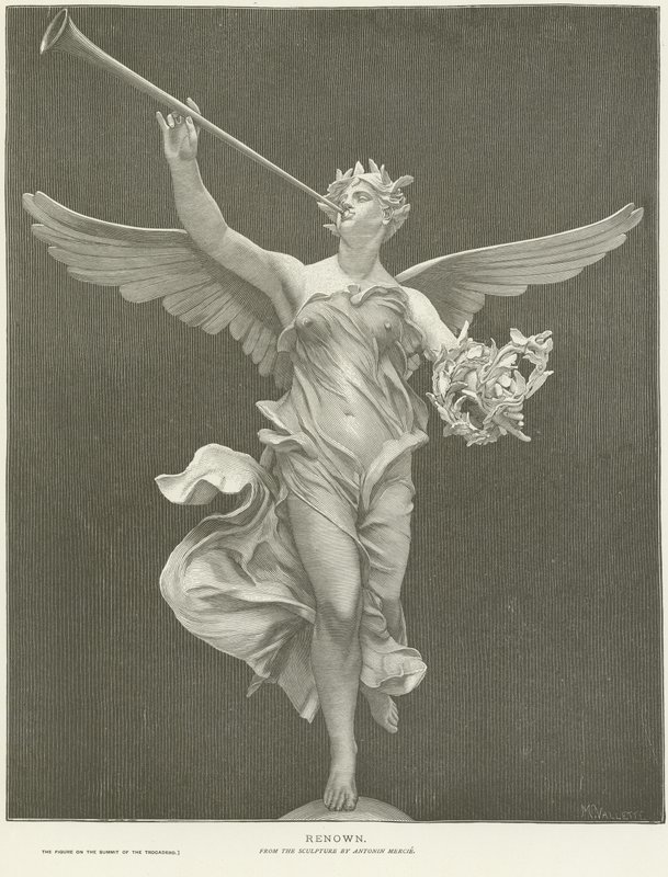Ünlü Alegori by Marius Jean Antonin Mercie