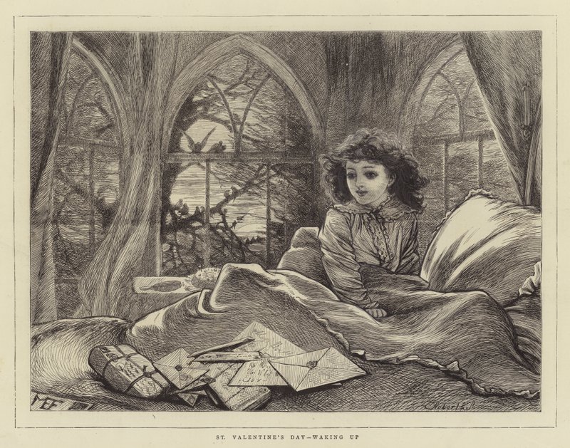 Aziz Sevgililer Günü, uyanmak by Mary Ellen Edwards