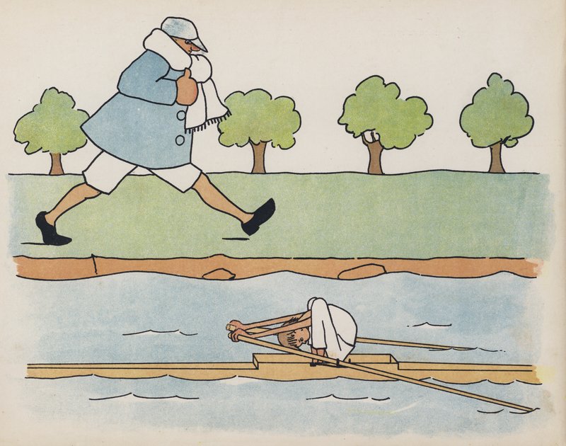 Wonderful England: Schoolboy rowing  by Mary Francis Ames