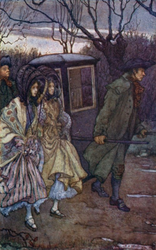 Bayan Gaskell tarafından Cranford için illüstrasyon by Mary V. Wheelhouse