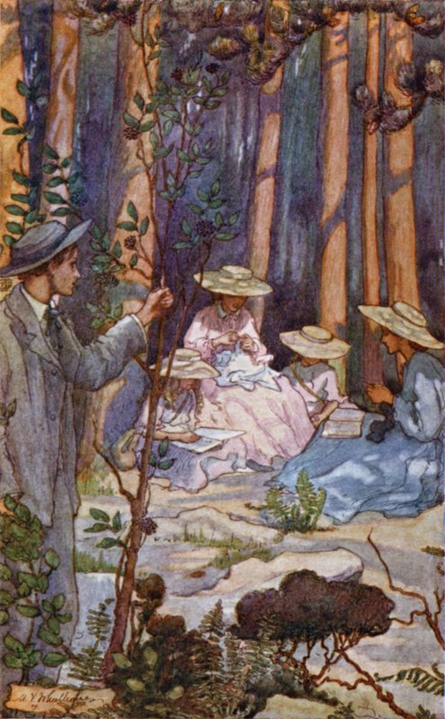 Küçük Kadınlar için İllüstrasyon by Mary V. Wheelhouse
