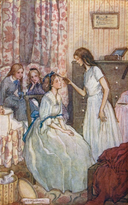 Küçük Kadınlar için İllüstrasyon by Mary V. Wheelhouse