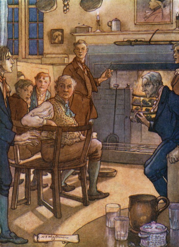 Silas Marner için İllüstrasyon by Mary V. Wheelhouse