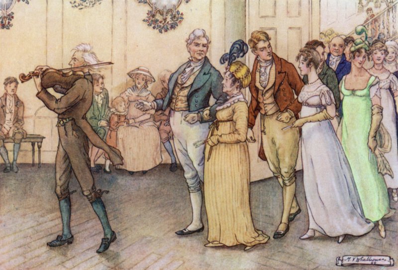 Illustration for Silas Marner  by Mary V. Wheelhouse
