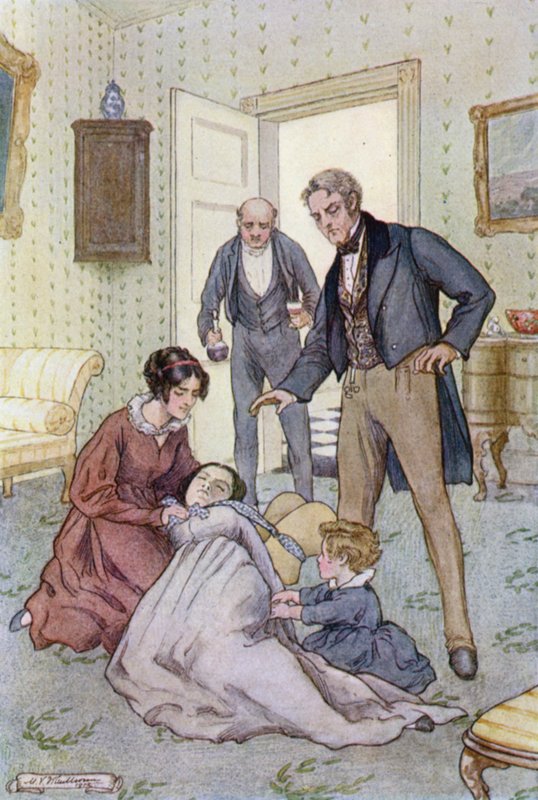 Bayan Gaskell tarafından Karıları ve Kızları için İllüstrasyon by Mary V. Wheelhouse
