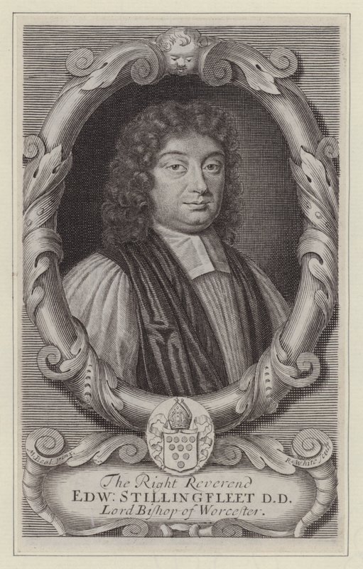 Edward Stillingfleet, Worcester Piskoposu (gravür) by Mary (after) Beale