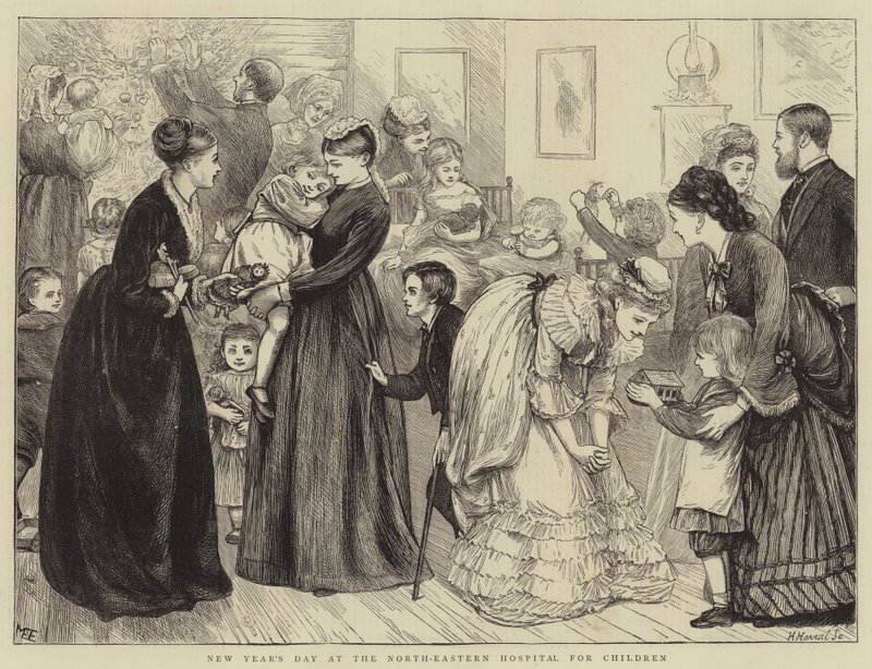 Kuzey Doğu Çocuk Hastanesinde Yeni Yıl Günü by Mary Ellen Edwards