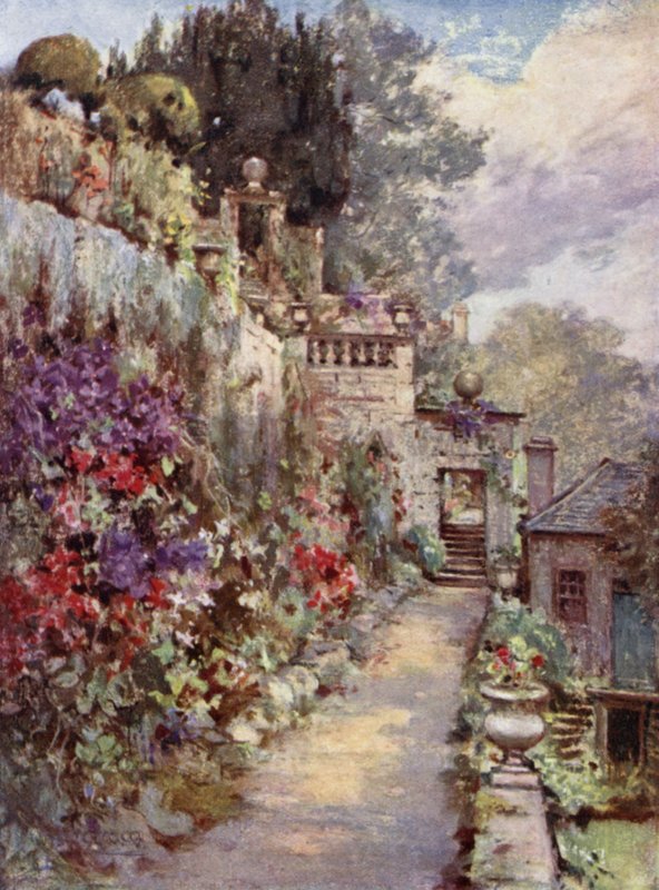İskoç Bahçeleri: Barncluith (renkli taş) by Mary Georgina Wade Wilson
