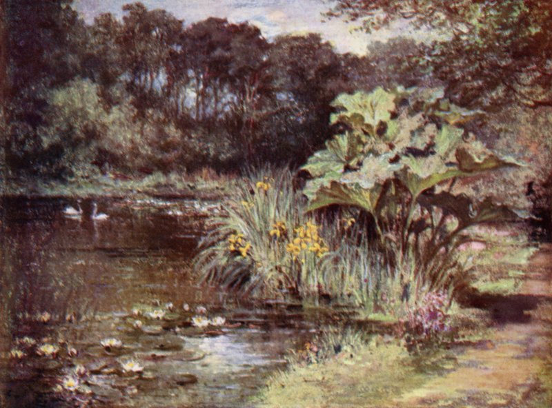 İskoç Bahçeleri: Culzean (renkli taş) by Mary Georgina Wade Wilson