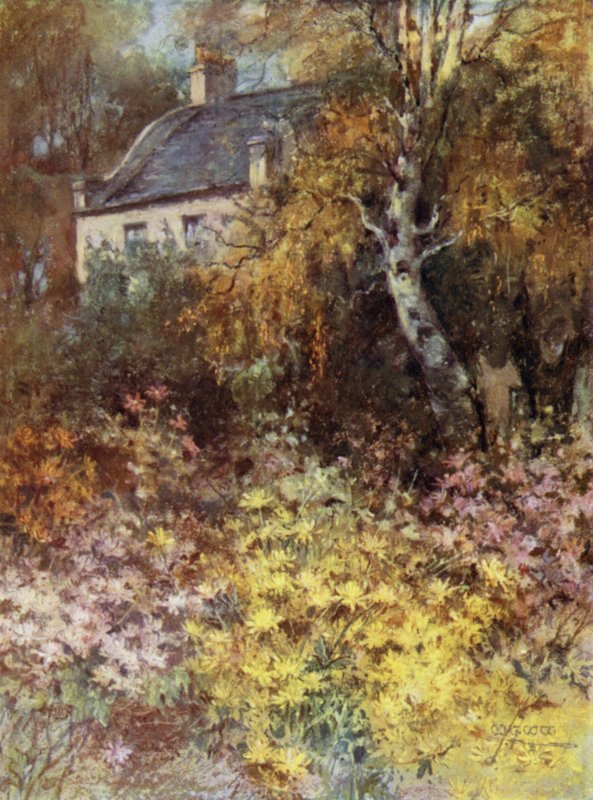 İskoç Bahçeleri: Raeden Evi (renkli taş) by Mary Georgina Wade Wilson