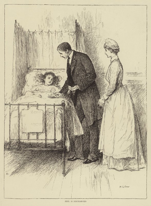 Honnor Morten tarafından Bir Hemşirenin Hikayesi için İllüstrasyon by Mary L. Gow