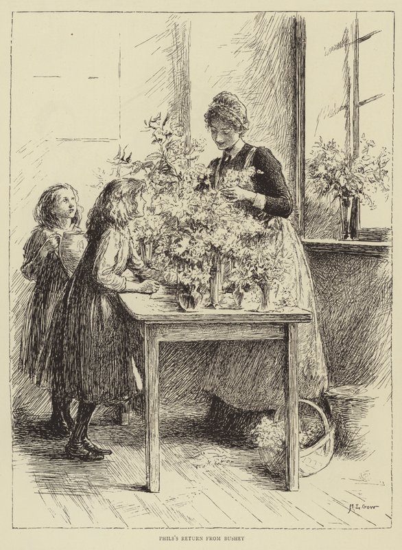 Honnor Morten tarafından Bir Hemşirenin Hikayesi için İllüstrasyon by Mary L. Gow