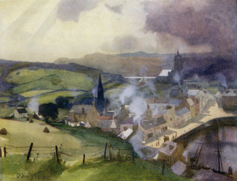 Tarbert, Loch Fyne (renkli taş) by Mary Young Hunter