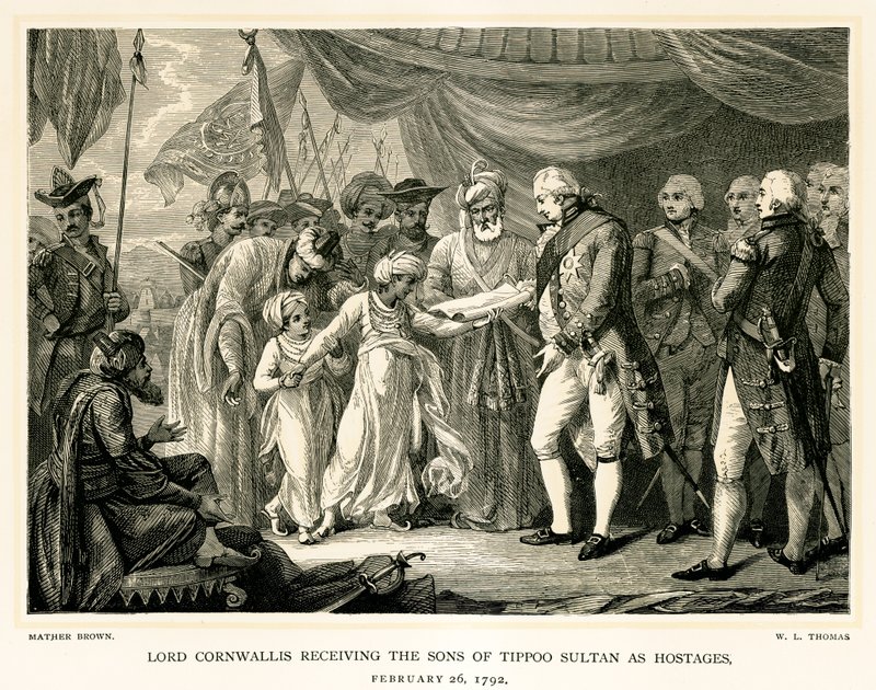 Lord Cornwallis, Tippoo Sultan