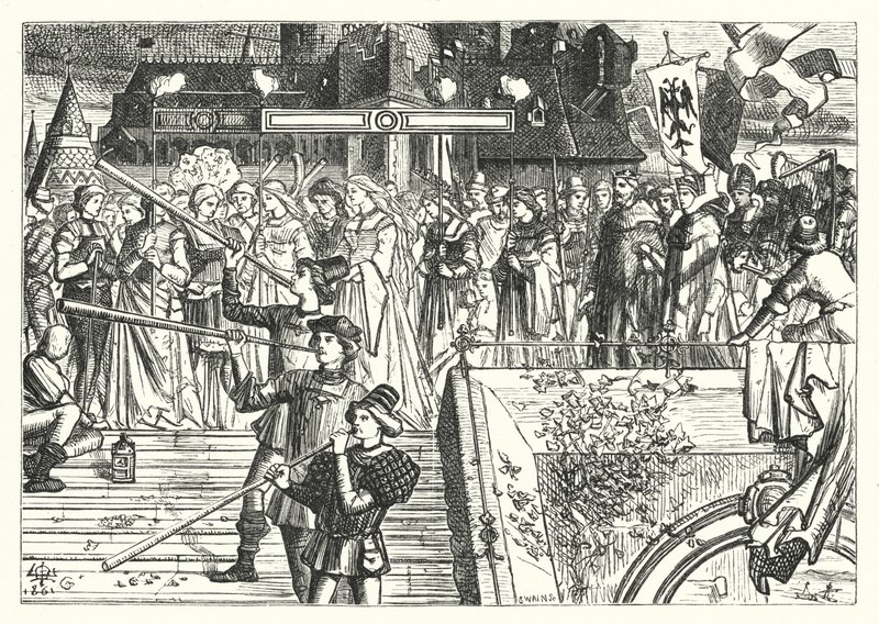 Ölü Gelin (gravür) by Matthew James (attr. to) Lawless