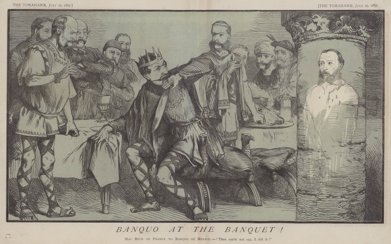 Ziyafette Banquo (renkli taş) by Matthew