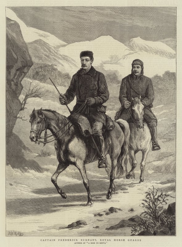 Kaptan Frederick Burnaby, Kraliyet At Muhafızları by Matthew White Ridley