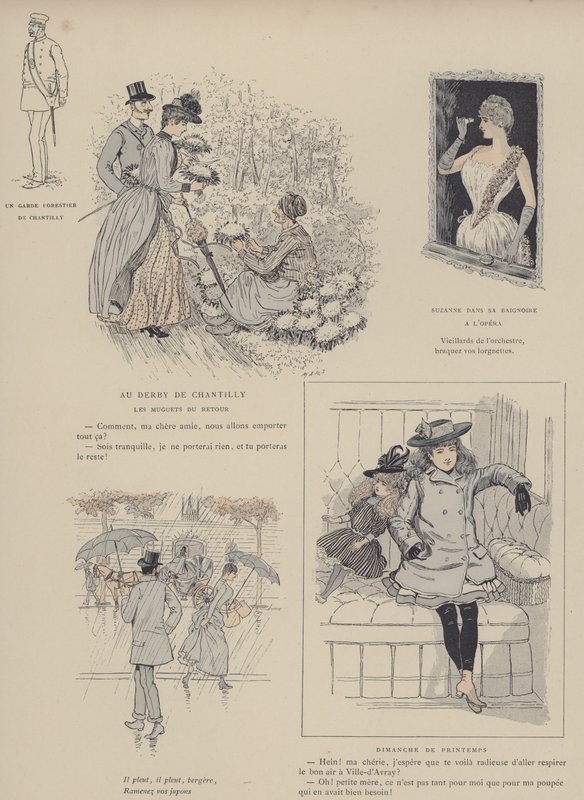 Paris Brillant (renkli taş) için çizim by Maurice Charles Mathieu Bonvoisin