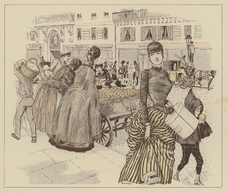 Paris Brilliant (renkli taş) için çizim by Maurice Charles Mathieu Bonvoisin