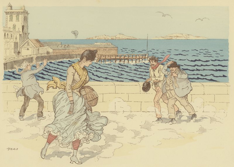 Promenade de la Corniche, Marsilya, Fransa