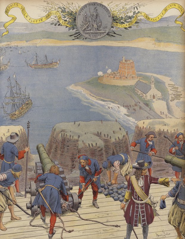 Camaret Savaşı by Maurice Leloir