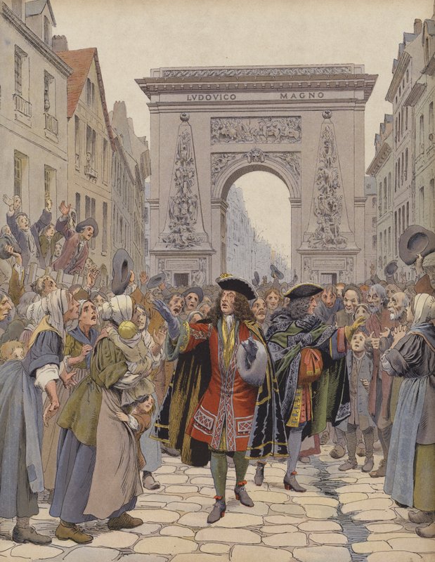 1709 kışında bir rahatsızlığı yatıştıran bouffler by Maurice Leloir