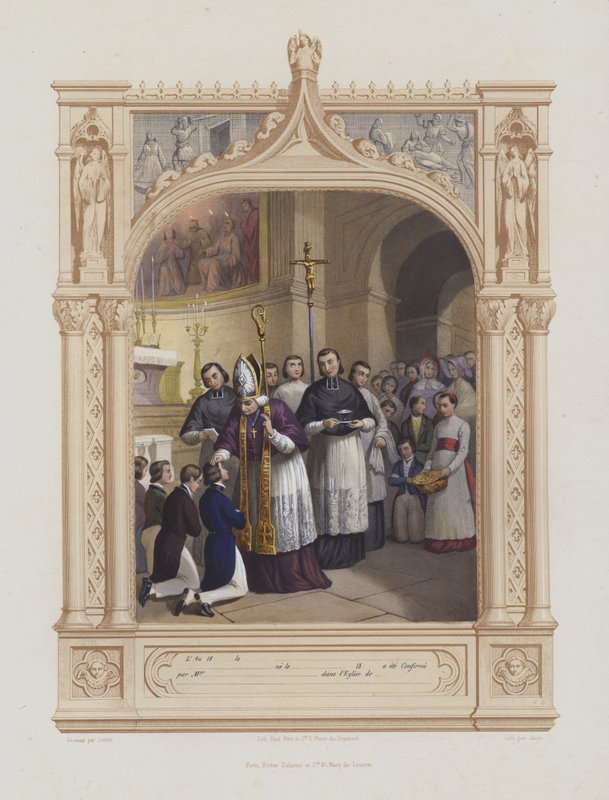 Onay (aquatint) by Maurice Leloir