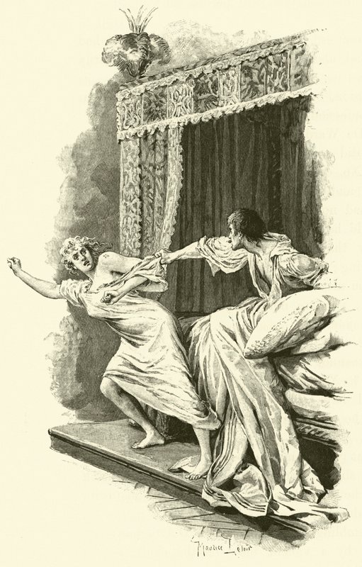 Üç Silahşörler için İllüstrasyon (gravür) by Maurice Leloir