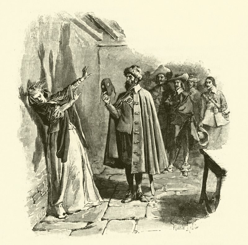 Üç Silahşörler için İllüstrasyon (gravür) by Maurice Leloir