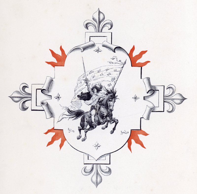 Üç Silahşörler için İllüstrasyon (gravür) by Maurice Leloir