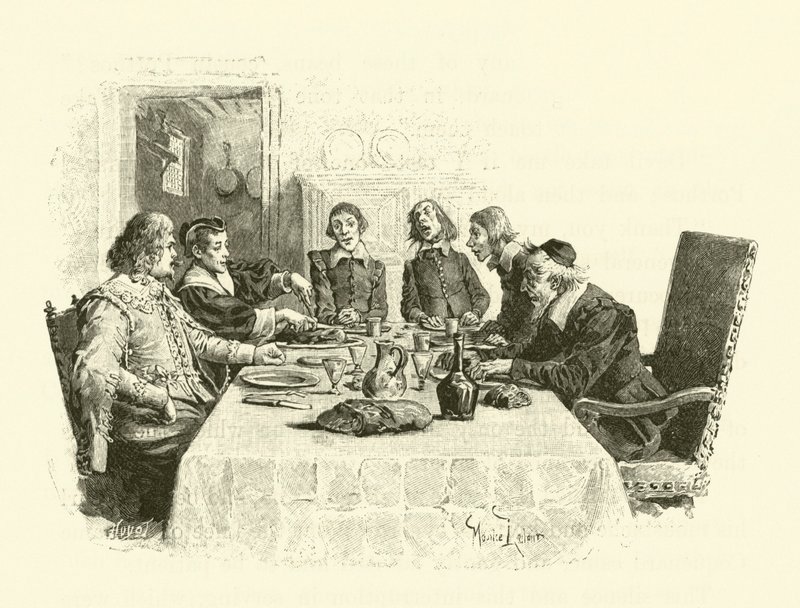 Üç Silahşörler için İllüstrasyon (gravür) by Maurice Leloir