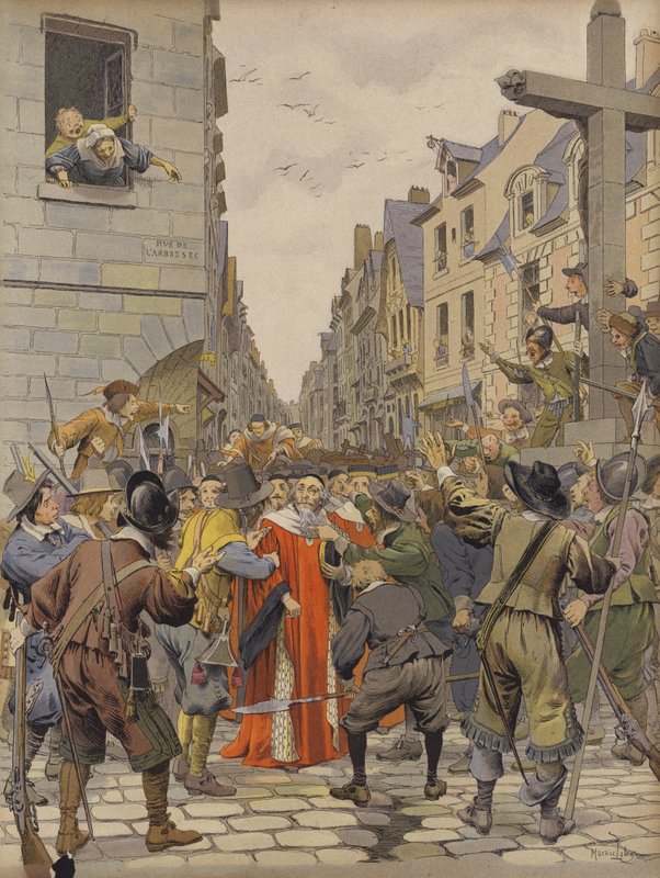 Journee des Barricades, Mathieu Mole, Croix du Trahoir