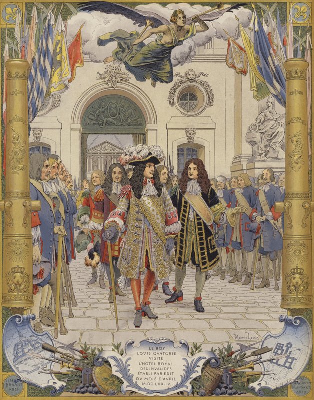 Kral Louis XIV ve Hotel Royal Des Invalides