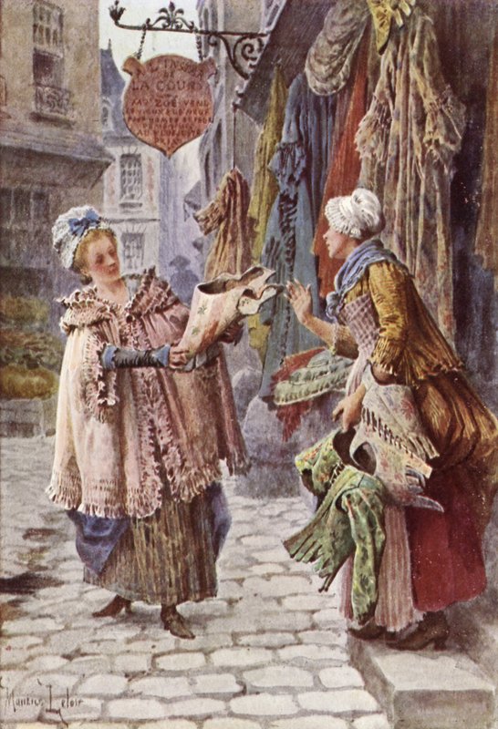 Tüccar tuvalette by Maurice Leloir