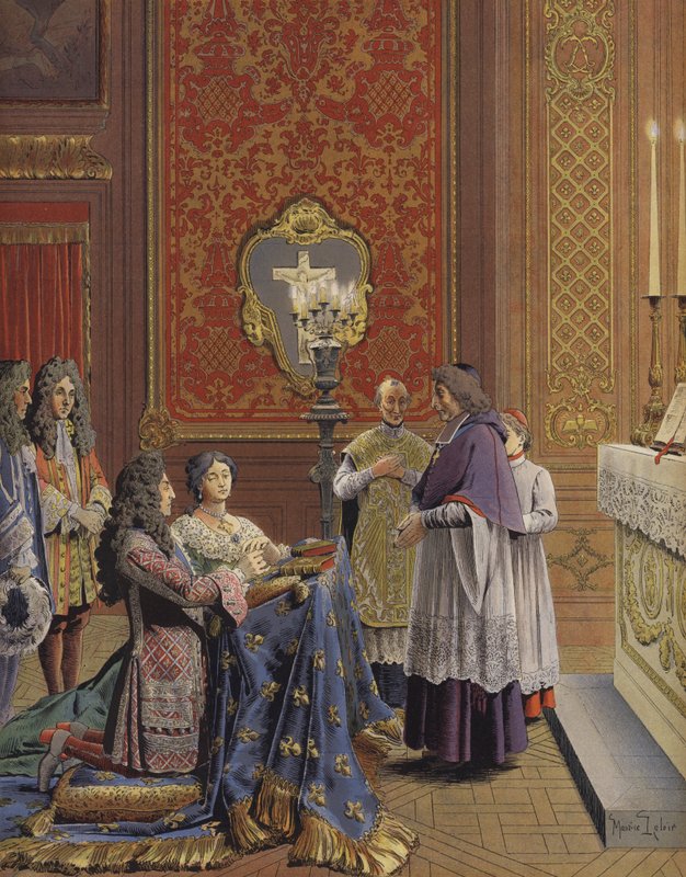 Kral Louis XIV ve Madame de Maintenon