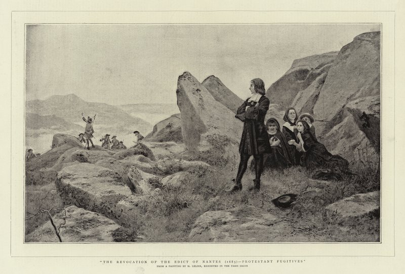 Nantes Fermanının İptali (1685), Protestan Kaçaklar by Maurice Leloir