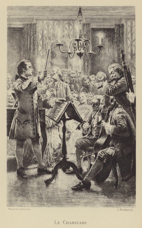 Charivari (gravür) by Maurice Leloir
