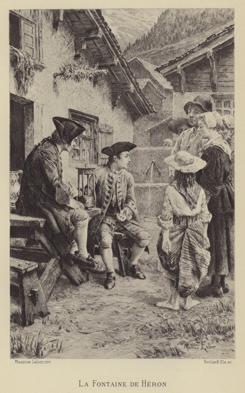 Kahraman Çeşmesi (gravür) by Maurice Leloir