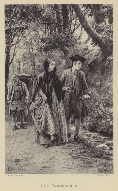 Deniz salyangozu (gravür) by Maurice Leloir