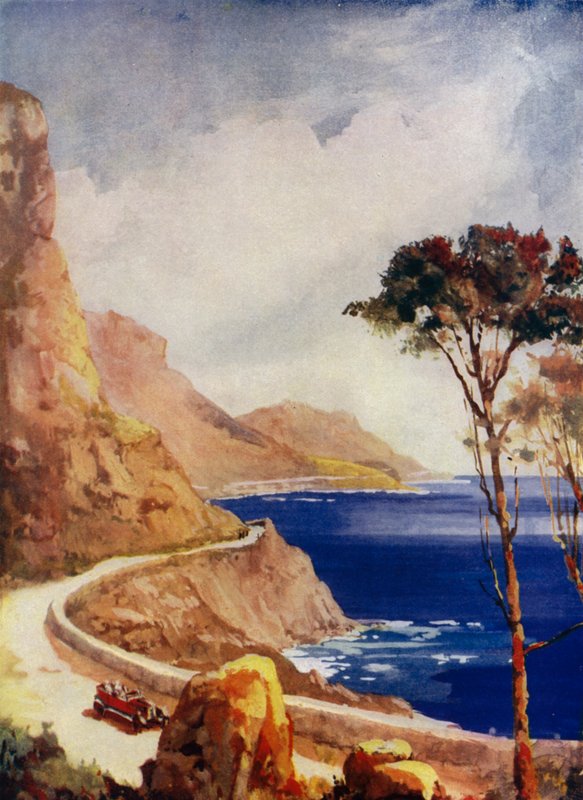 Victoria Drive, Cape Town, Güney Afrika (renkli taş) by Maurice Randall