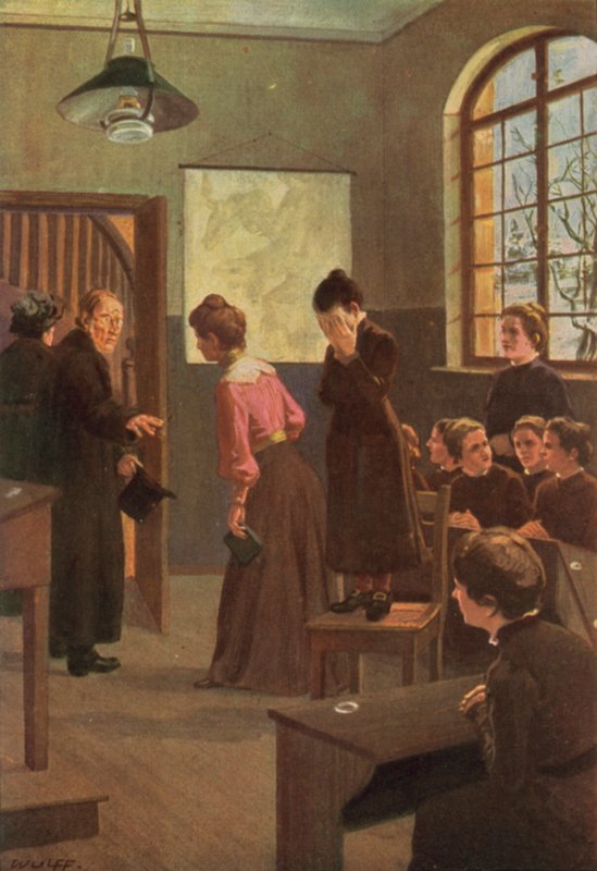 Charlotte Bronte tarafından Jane Eyre için illüstrasyon (renkli taş) by Max Wulff