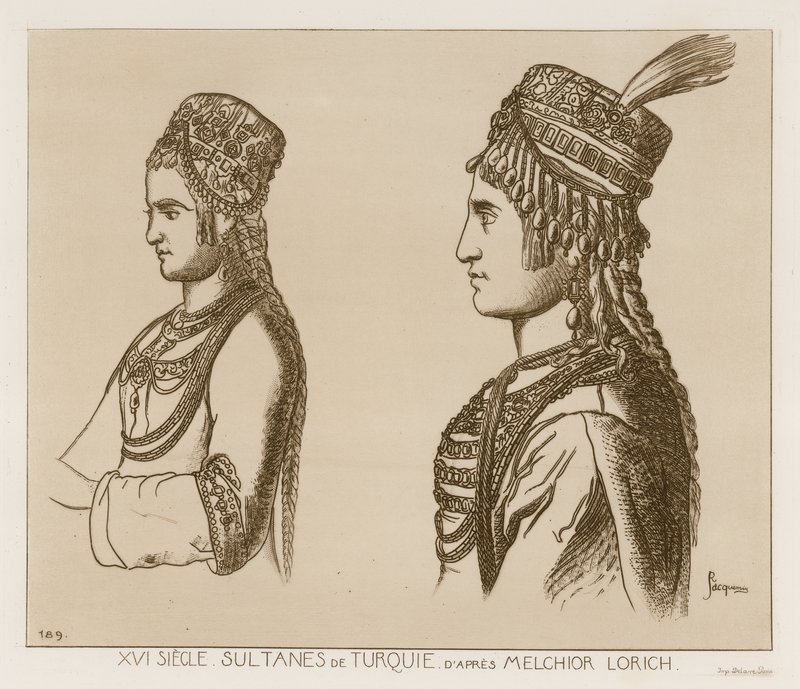 16. yüzyıl Türkiye Sultanları by Melchior Lorck