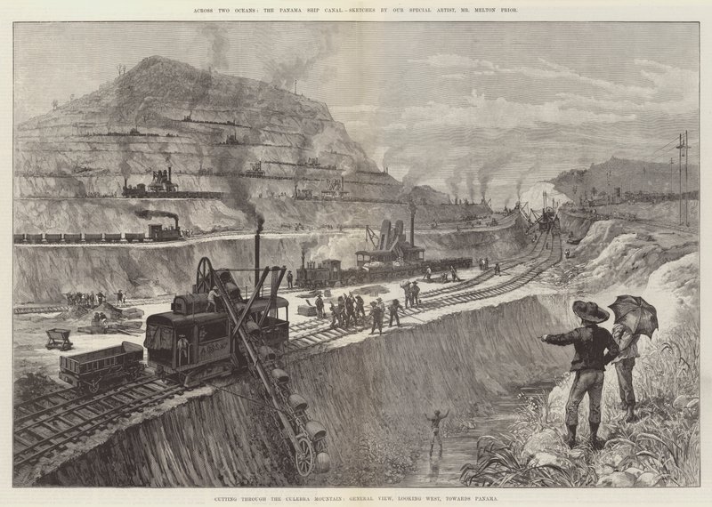 İki Okyanusun Ötesinde, Panama Gemi Kanalı by Melton Prior