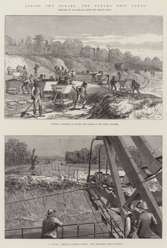 İki Okyanusun Ötesinde, Panama Gemi Kanalı by Melton Prior