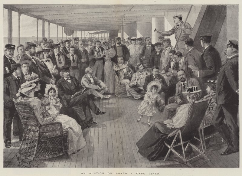 Bir Cape Liner Gemisinde Müzayede by Melton Prior