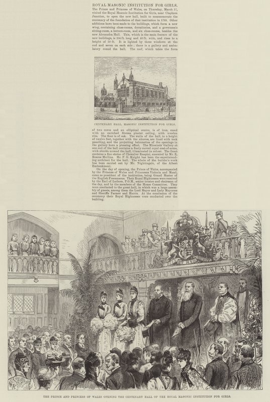 Kızlar için Kraliyet Masonik Kurumu by Melton Prior