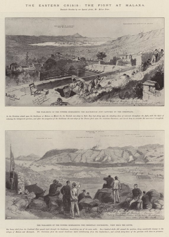Doğu Krizi, Malaxa Savaşı by Melton Prior